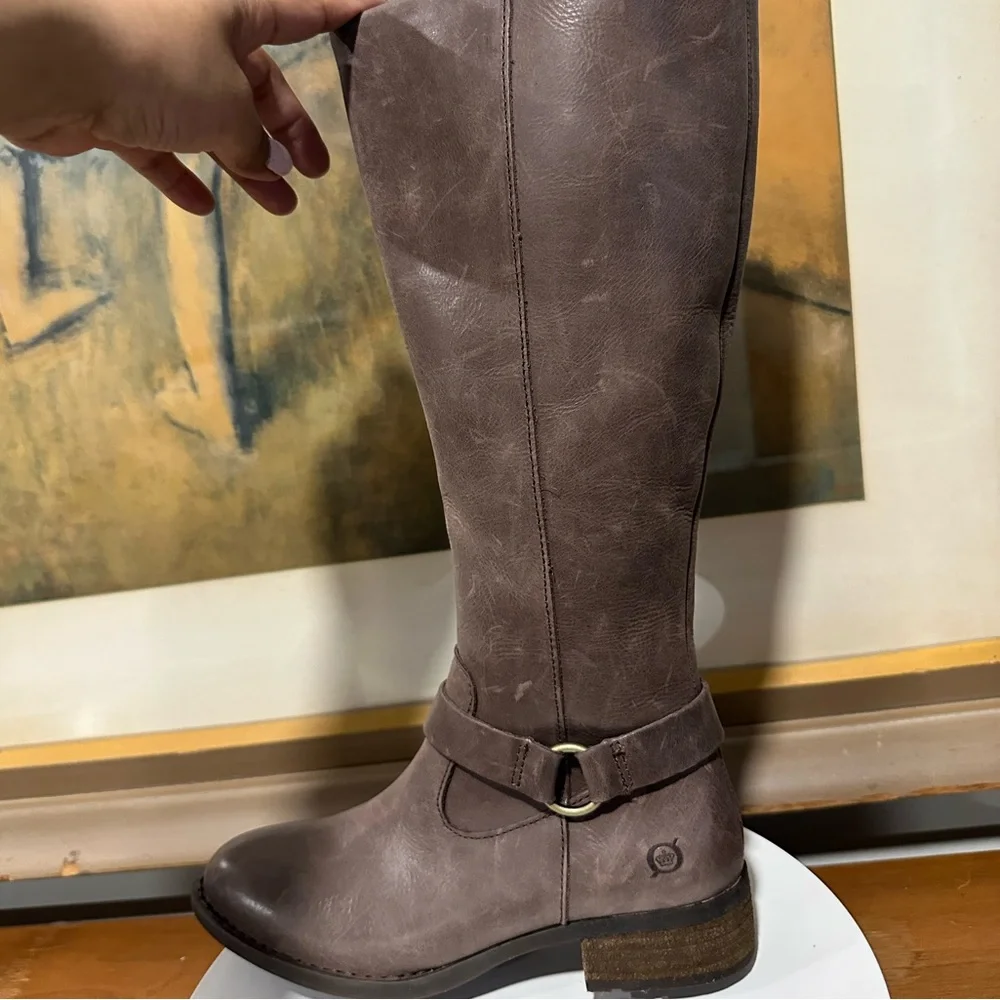 🌹BORN🌹 Saddler Tall Riding Boot Brown Size: 6M
